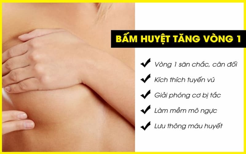 Cách bấm huyệt tăng vòng 1