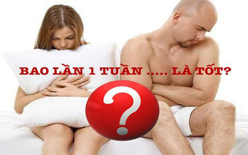 xuất tinh bao lần 1 tuần