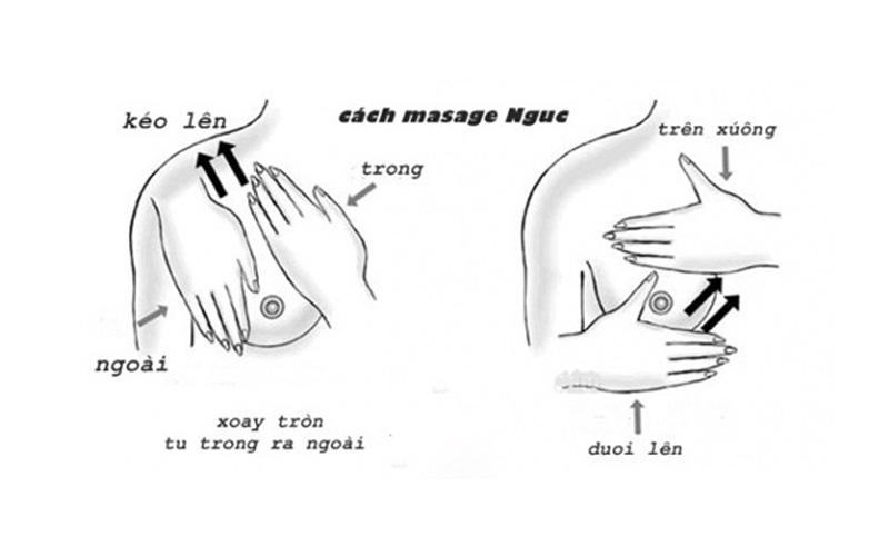 Massage tăng vòng 1- cách ngủ tăng vòng 1