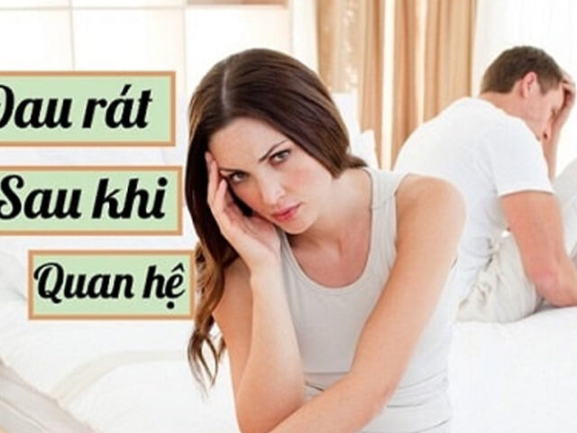 cậu nhỏ bị đau rát khi quan hệ